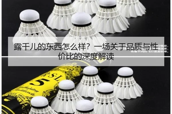 露千儿的东西怎么样?一场关于品质与性价比的深度解读